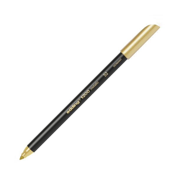 Rotulador Edding Metalizado Dorado 053