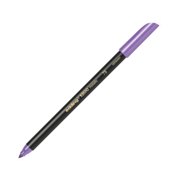 Rotulador Edding Metalizado Morado 078