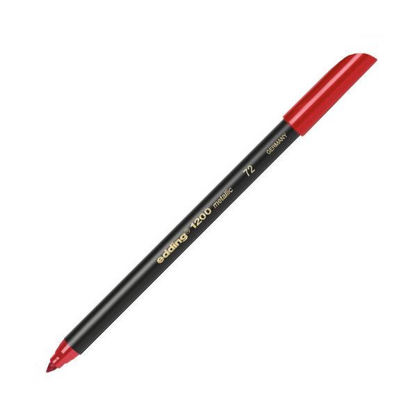 Rotulador Edding Metalizado Rojo 072