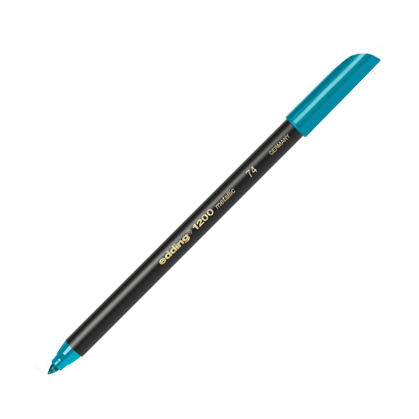 Rotulador Edding Metalizado Turquesa 074