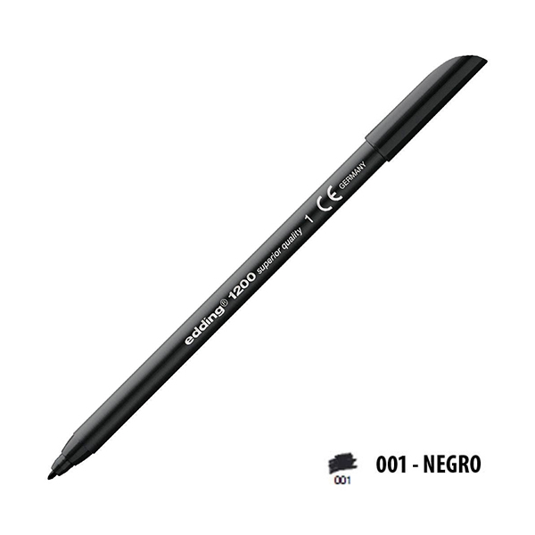 Rotulador Edding Negro 001