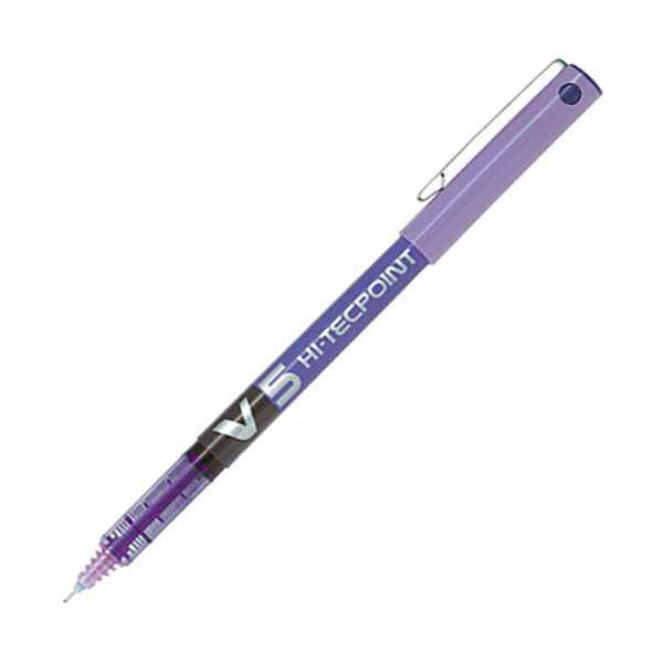 PILOT V5 HI-TECPOINT LILA