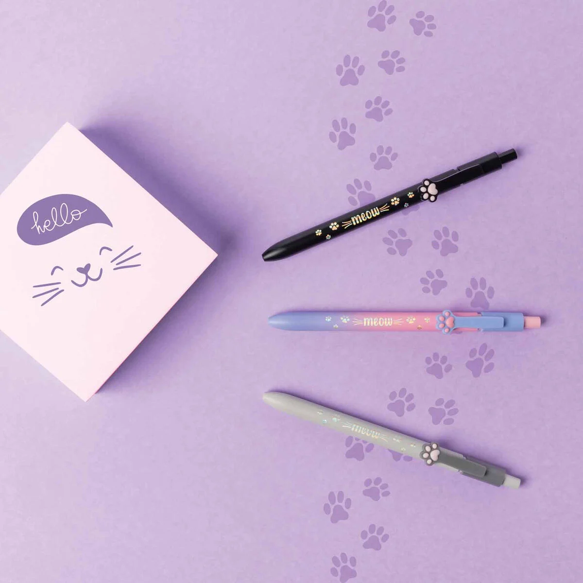 Bolígrafo Temático Gatito - Tinta Azul - Meow