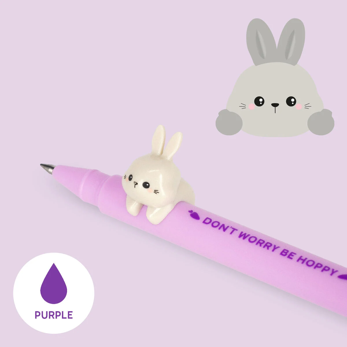 Bolígrafo de Gel con Animal Decorativo Bunny