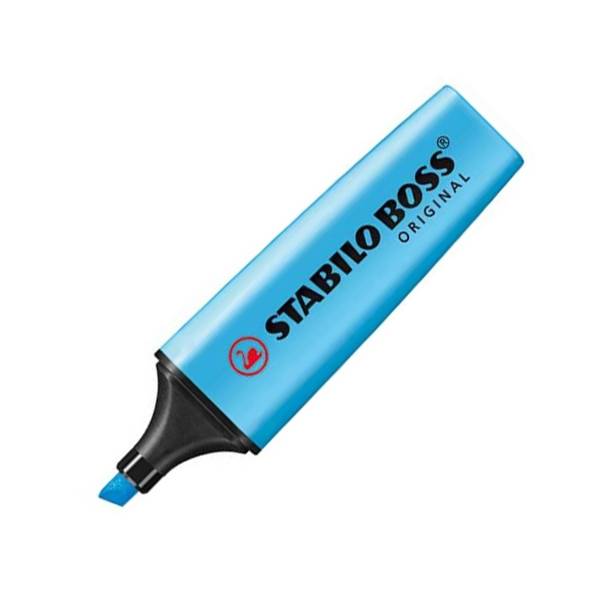 STABILO BOSS FLÚOR AZUL 70/31