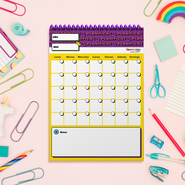 Planificador Mensual RETOS Wecopy