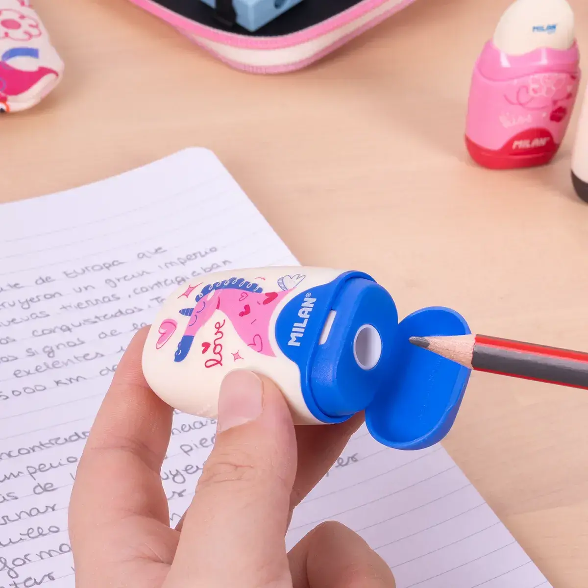 Goma + Sacapuntas Flowicorn