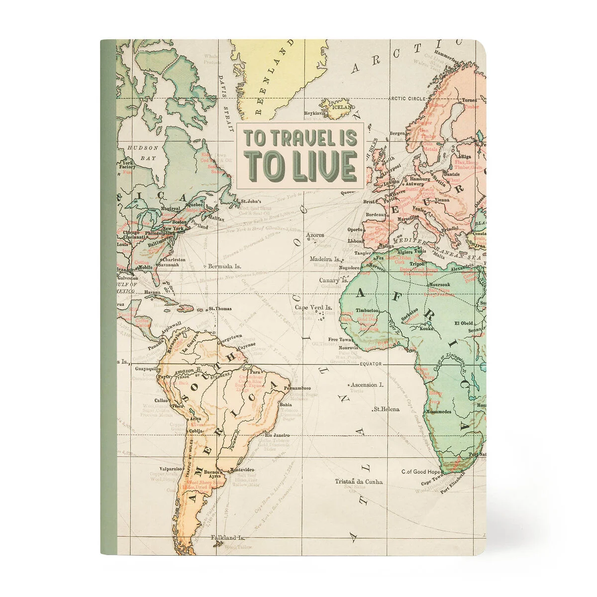 Cuaderno a Rayas -  Travel Map