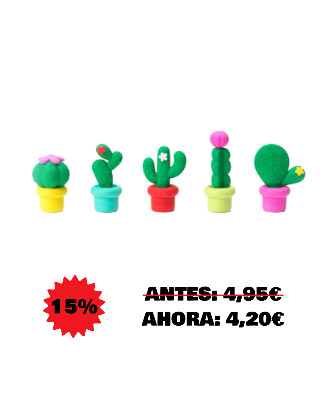 Set de 5 Gomas Perfumadas - Free Hugs
