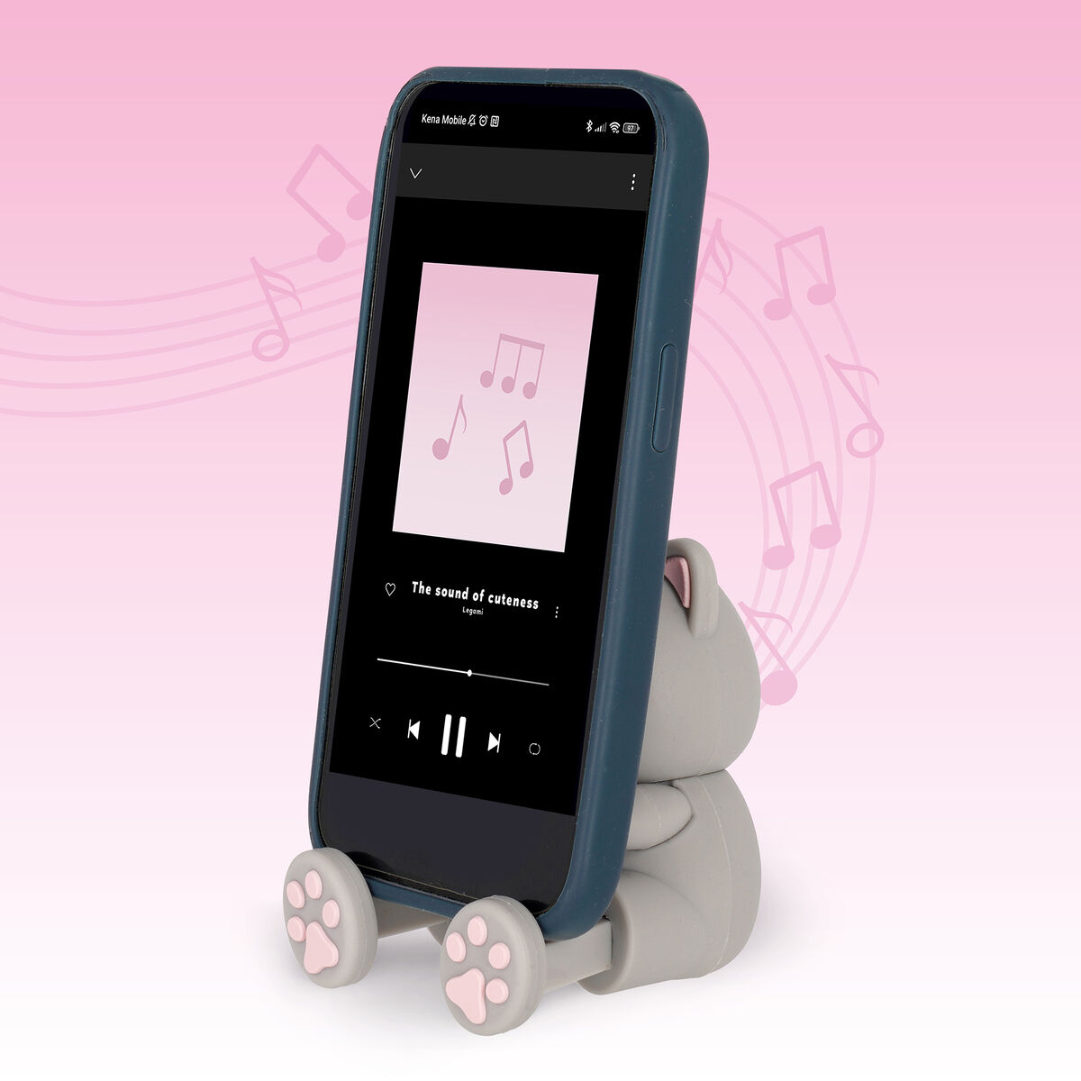 Altavoz Inalámbrico con Soporte para Smartphone Kitty - The Sound of Cuteness