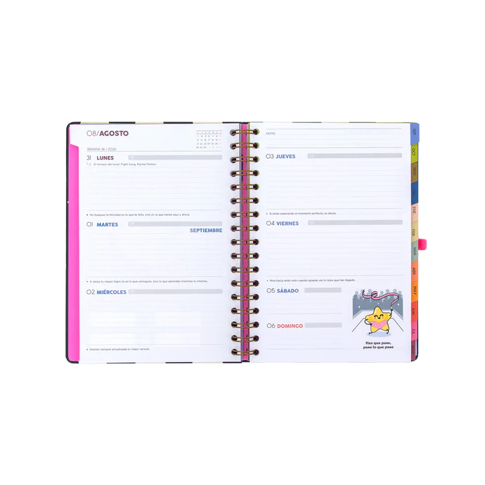 Agenda Semanal - Yo empiezo y ya veremos