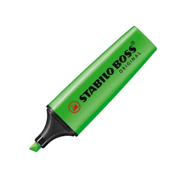STABILO BOSS FLÚOR VERDE 70/33