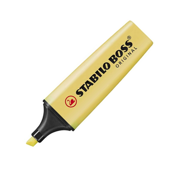 STABILO BOSS PASTEL AMARILLO 70/144